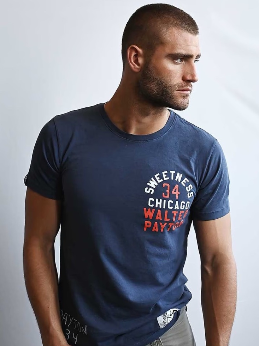 Men's Short Sleeve Graphic Tee - Navy Sweetness 34 Chicago